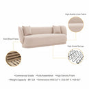 Siri - Upholstered Sofa - Wheat by HouseOfZazla