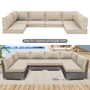 Outdoor Deep Seat Cushions For Patio Furniture Replacement, Cushion Set For Sectionals by HouseOfZazla