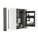 LED Large Rectangular Aluminum Alloy Surface Mount Medicine Cabinet