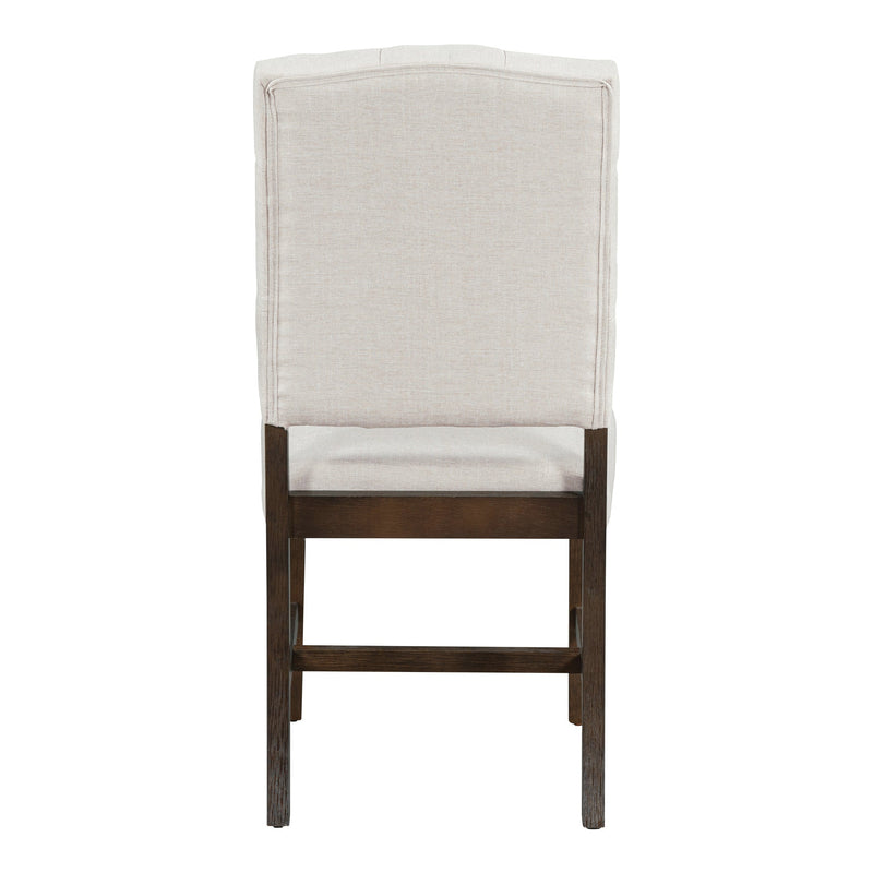 5-Piece Retro Functional Dining Set, Round Table with a 16"W Leaf and 4 Upholstered Chairs for Dining Room and Living Room (Walnut)