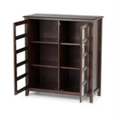 Burlington - Medium Storage Cabinet - Mahogany Brown by HouseOfZazla