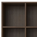 Harper - Low 6 Cube Storage With Drawers - Walnut Brown by HouseOfZazla