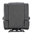Power Lift Recliner Chair With Extended Footrest, Remote Control, Cup Holders, And Side Pockets by HouseOfZazla