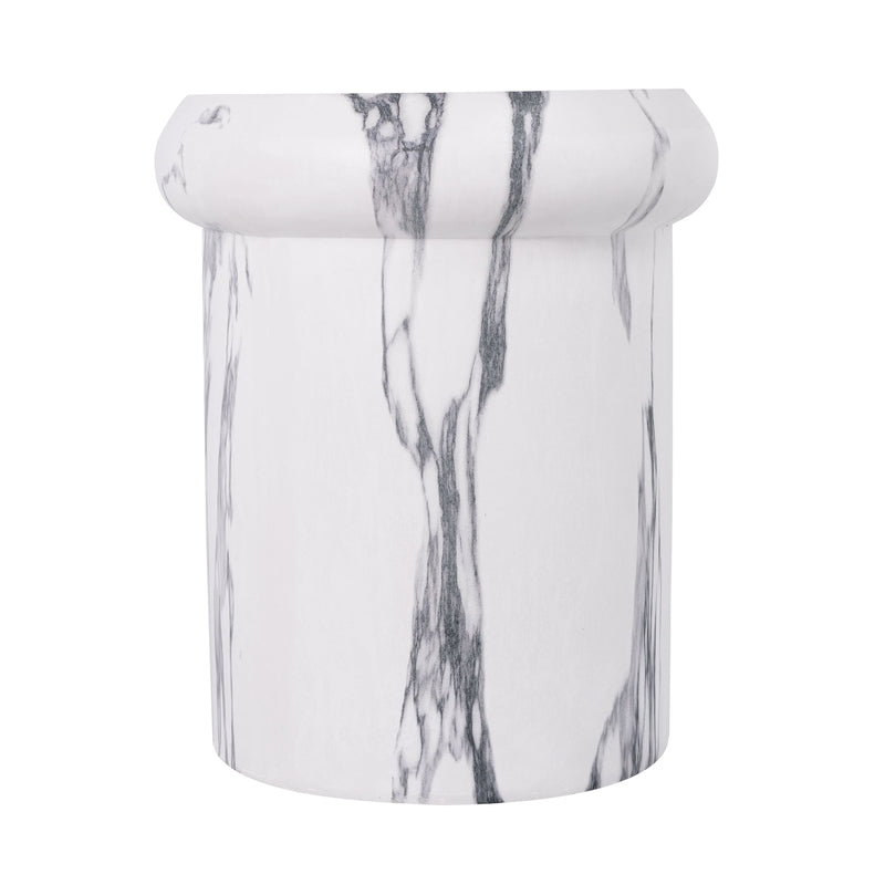 18.11"H Sculptural MGO Side Table, photo 8 of 10