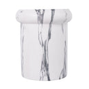 18.11"H Sculptural MGO Side Table