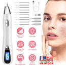 Skin Tag Remover Skin Tag Repair Kit Tattoo Freckle Wart Mole Remover Pen with 9 Intensity Levels 10 Fine Needles 3 Coarse Needles