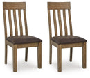 Urbinforte - Dining Upholstered Side Chair (Set of 2) - Light Brown by Unique Piece Furniture