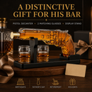 Whiskey Decanter Set 7.7 Oz with Two 1.6 Oz