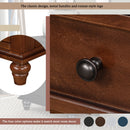 U_STYLE 27.6'' Nightstand with Pine Wood Veneer