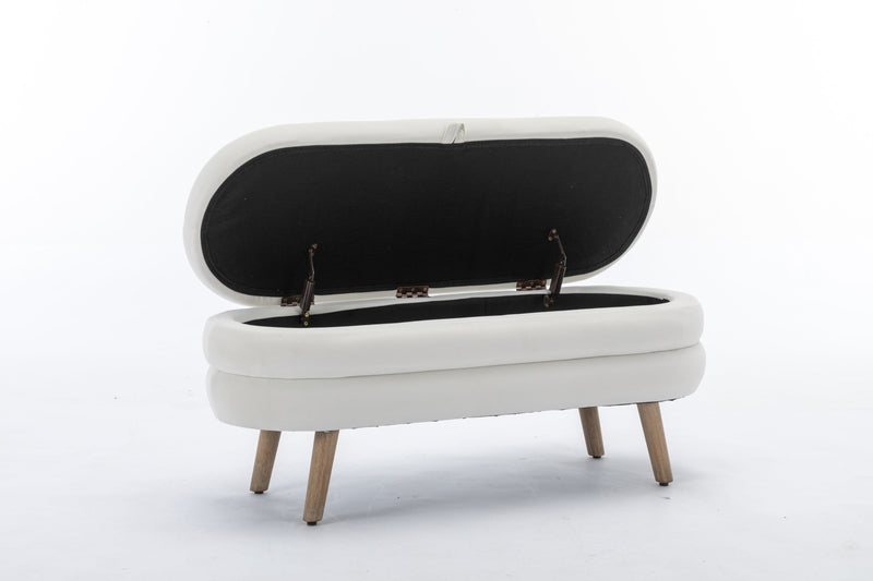 Walker Edison | Velvet Storage Bench