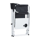 Padded Folding Outdoor Chair With Side Table And Storage Pockets, Lightweight Oversized Directors Chair For Indoor, Outdoor Camping, Picnics And Fishing by HouseOfZazla
