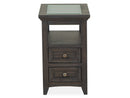 Westley Falls - Chairside End Table - Graphite