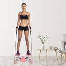 Mini Stepper Stair Stepper With Resistance Bands Quiet Workout Stepper with Digital Timer Max 330.7LBS Load for Home