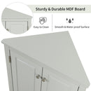 Triangle Bathroom Storage Cabinet With Adjustable Shelves, Freestanding Floor Cabinet For Home Kitchen by HouseOfZazla