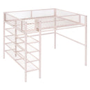 Loft Bed With 4 Tier Shelves And Storage by Unique Piece Furniture
