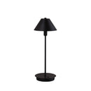 17.5" In Rowan Matte Powder Black G-9 Table Lamp