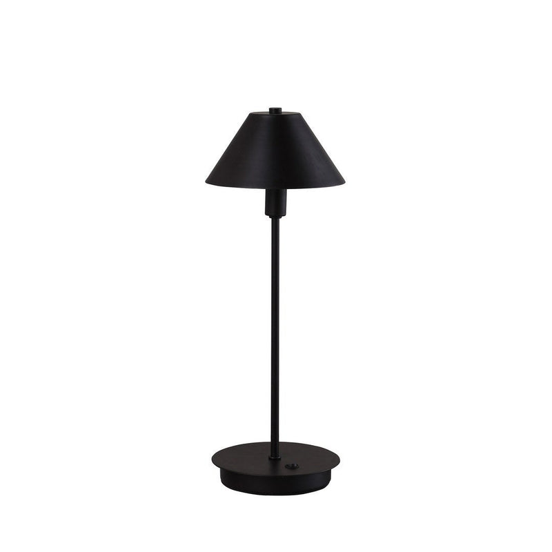17.5" In Rowan Matte Powder Black G-9 Table Lamp