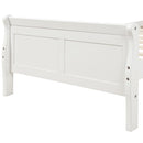 Platform Bed Frame Mattress Foundation Sleigh Bed With Headboard / Footboard / Wood Slat Suppor by HouseOfZazla