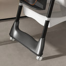 Adjustable Baby High Chair 0-6 Years, Portable Infant Feeding Seat With Safety Belt, Silent Lockable Wheels by Unique Piece Furniture