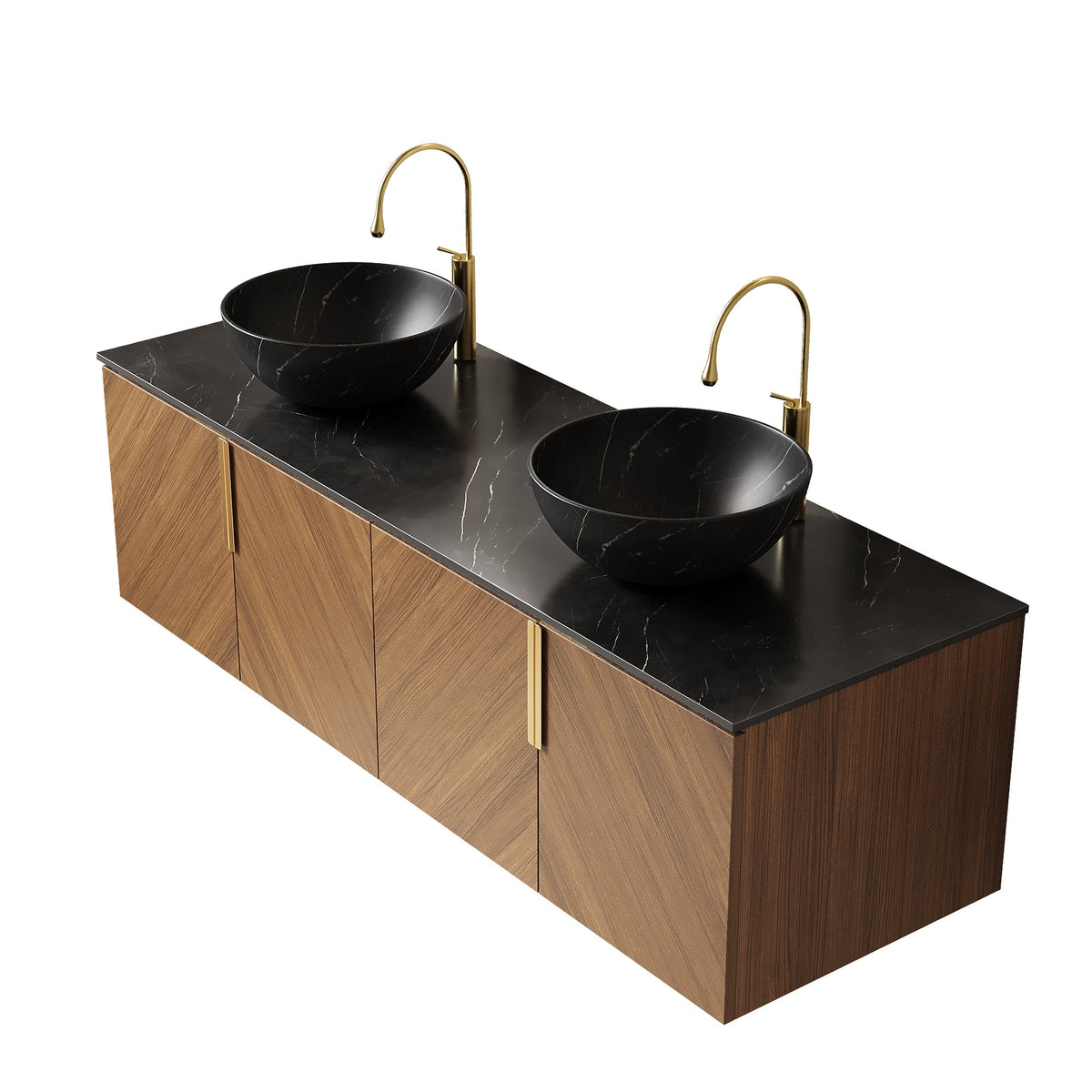 Arai 60" Bathroom Vanity & Sinks, photo 5 of 10