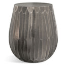 Nellie - Cast Aluminum Side Table - Black by HouseOfZazla