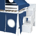 Loft Bed With Tent And Tower by HouseOfZazla