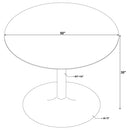 Raleigh - 5 Piece Dining Set - Blue by HouseOfZazla