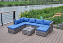 Patio Sofa With Cushions by HouseOfZazla
