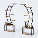 9 Tiered Indoor Plant Stand With 5 Adjustable Grow Lights by HouseOfZazla
