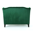 Modern Glam Velvet Loveseat