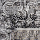 Guros - 4' X 6' Medallion Indoor / Outdoor Area Rug - Gray / White by HouseOfZazla