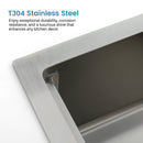 Stainless Steel Kitchen Sink, 30″x19″ Single Bowl, Undermount by HouseOfZazla