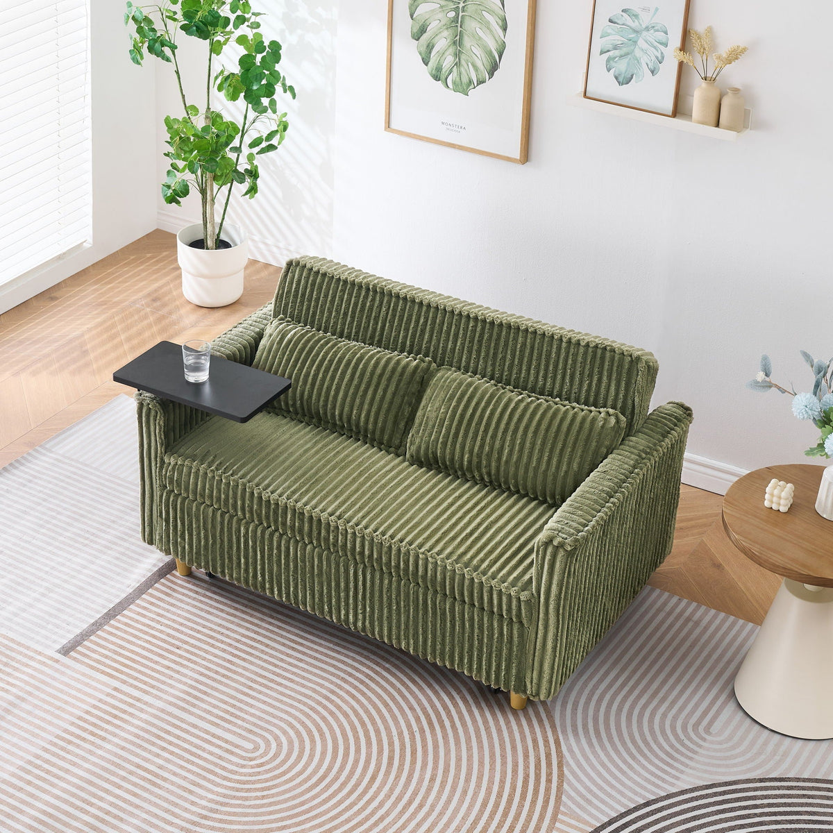 Pull Out Sofa With Movable Tabletop And USB Ports, photo 22 of 40