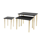 Side Tables (Set of 3) - Black / Gold by Unique Piece Furniture
