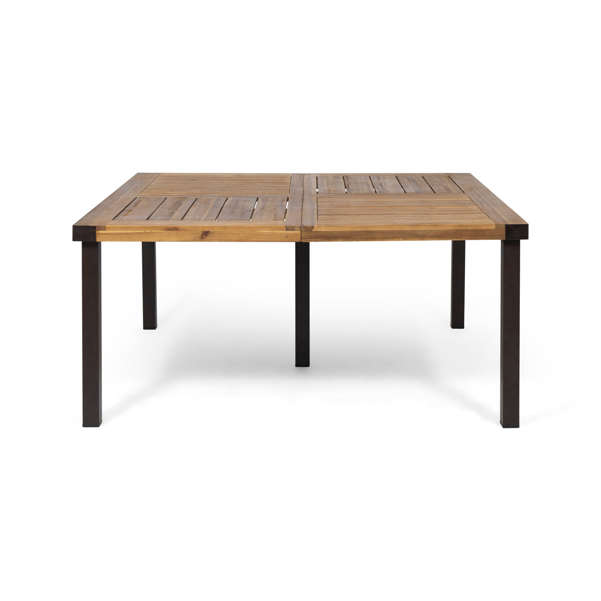 9-Piece Acacia Wood Outdoor Dining Set, photo 6 of 10