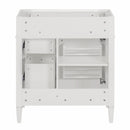 Bathroom Vanity With 2 Drawers And Tip-Out Drawer, Storage Cabinet by HouseOfZazla
