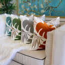 Autumn Vibes Leaf Accent Pillow