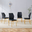 Luxury Simple Chair With Metal Leg