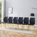 Luxury Simple Chair With Metal Leg