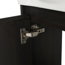 Modern Bathroom Vanity With Ceramic Basin, Wall Mounted Floating Sink Combo, Storage Cabinet by HouseOfZazla