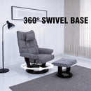 8-Point Massage Recliner with Ottoman