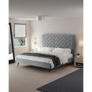 Crosby - Bed With Upholstered Headboard And Slats by HouseOfZazla