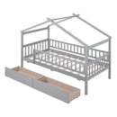House Bed With 2 Drawers by Unique Piece Furniture