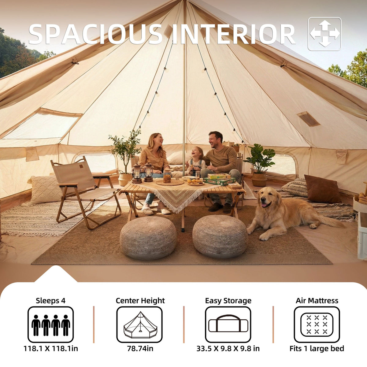 4 Season Bell Tent 9.8 FT, photo 8 of 10