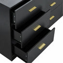 Modern Drawer Dresser For Bedroom, Ample Storage Wide Chest Of Drawers by Unique Piece Furniture