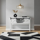 Farmhouse Entryway Table With Sliding Barn Door by HouseOfZazla