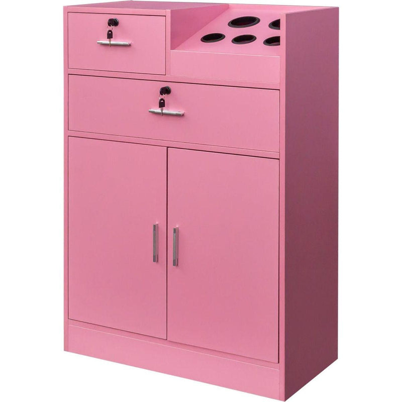 Locking Beauty Salon Storage Cabinet Hair Dryer Holder Stylist Equipment Drawer