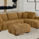 Calla - Rectangular Tufted Ottoman - Amber by HouseOfZazla