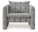 Kenbell - Accent Chair - Black / White