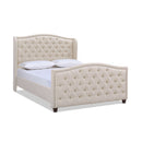 Marcella - Upholstered Shelter Headboard Bed Set by Unique Piece Furniture